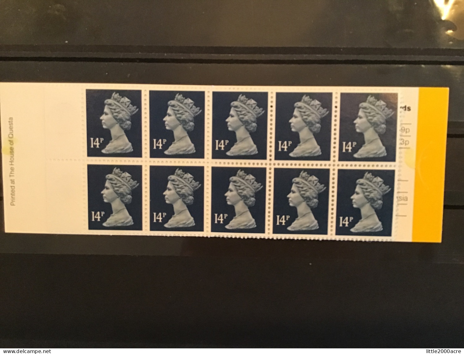 GB 1988 10 14p Stamps Barcode Booklet £1.40 MNH SG GK4 - Cuadernillos