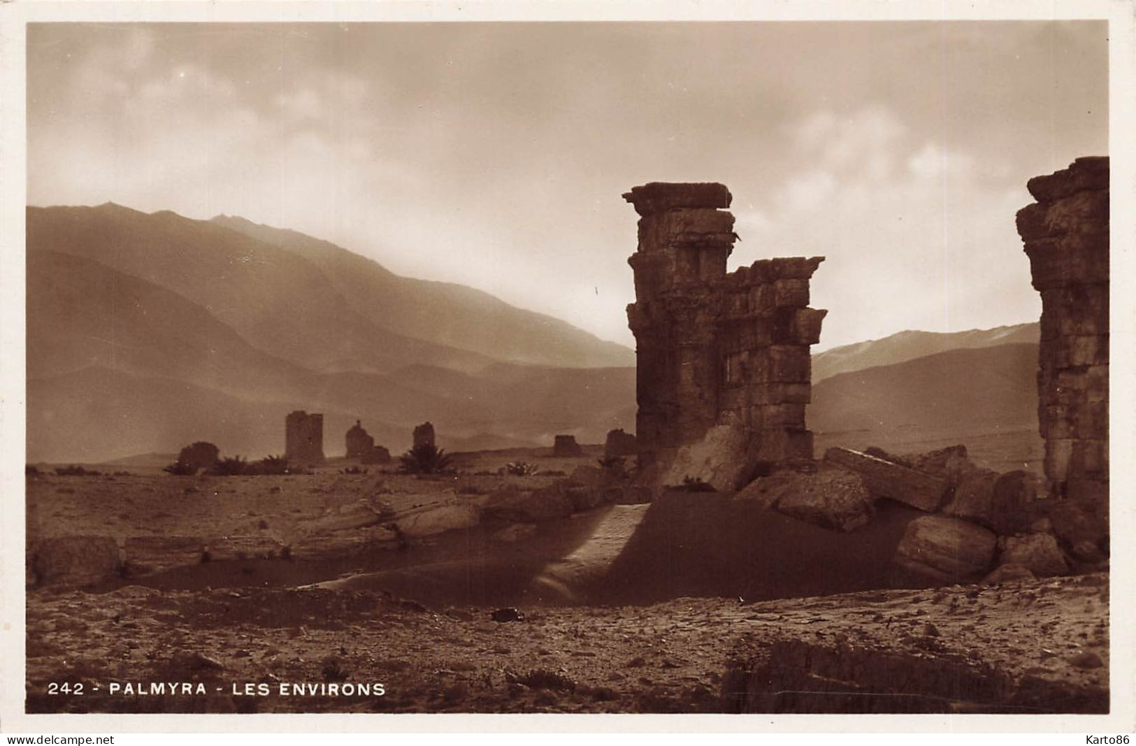 Palmyra , Liban * Carte Photo * Les Environs * Lebanon Palmyre - Líbano