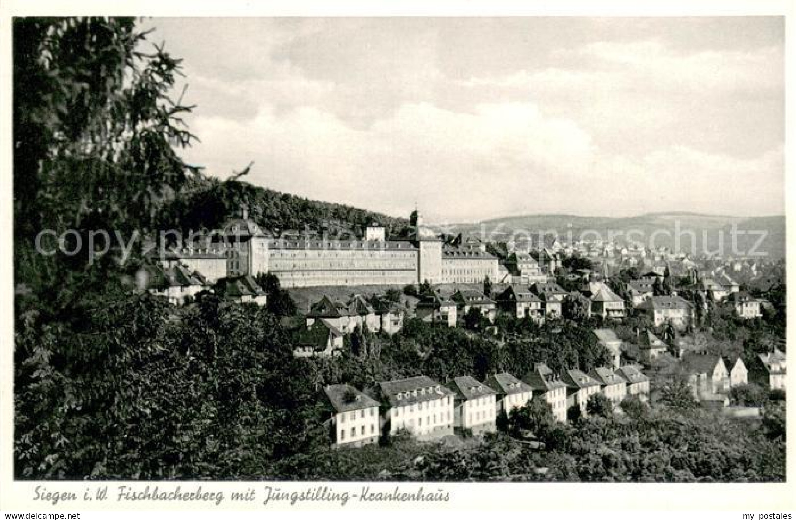 73669748 Siegen Westfalen Fischbacherberg Mit Jung Stilling Krankenhaus Siegen W - Siegen