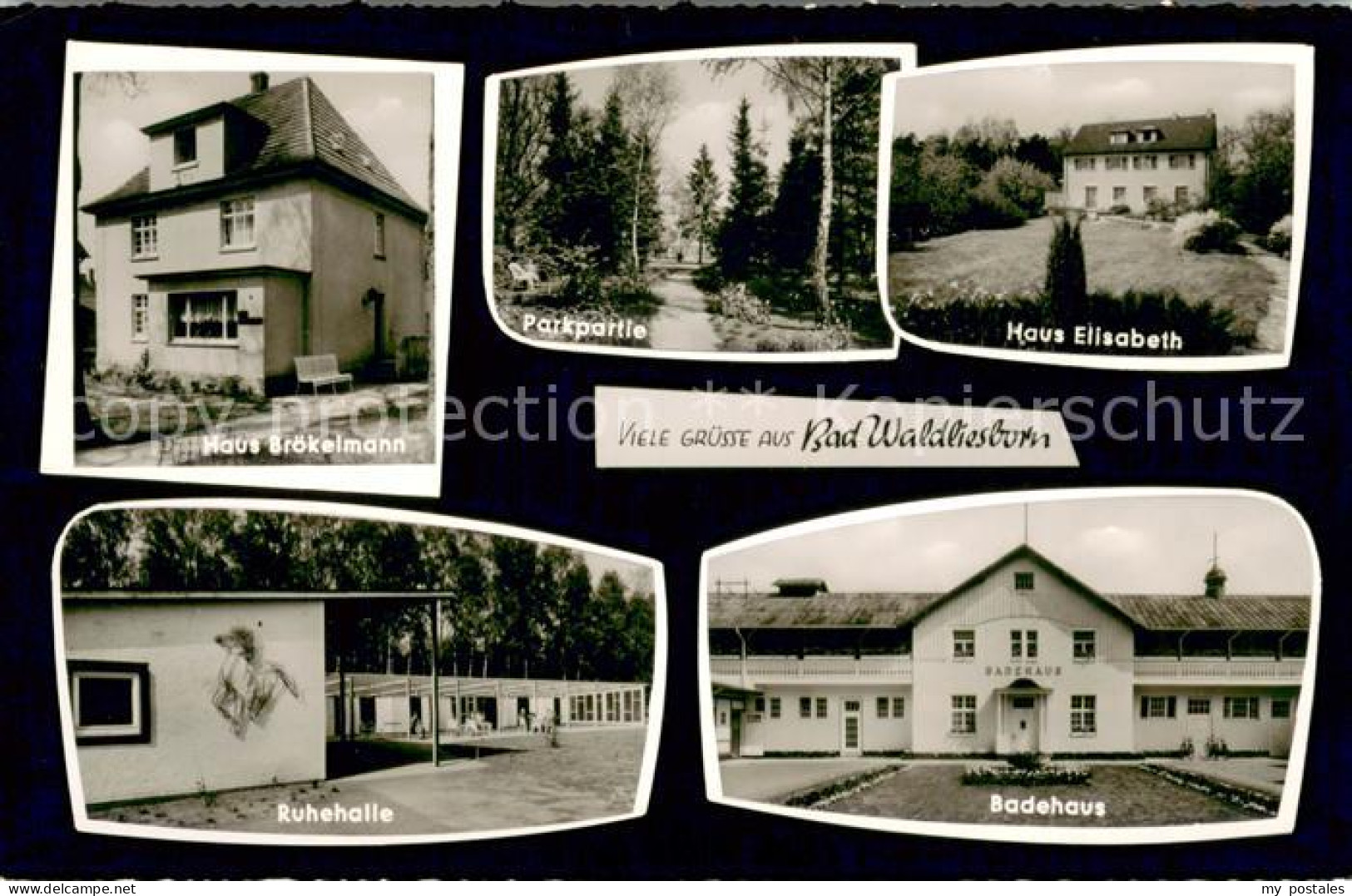 73669741 Bad Waldliesborn Pensionshaeuser Park Ruhehalle Badehaus Bad Waldliesbo - Lippstadt
