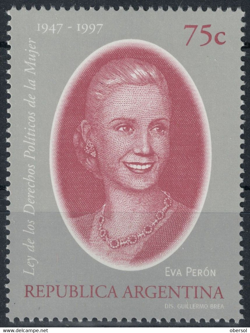 Argentina 1997 Eva Peron MNH Stamp - Unused Stamps