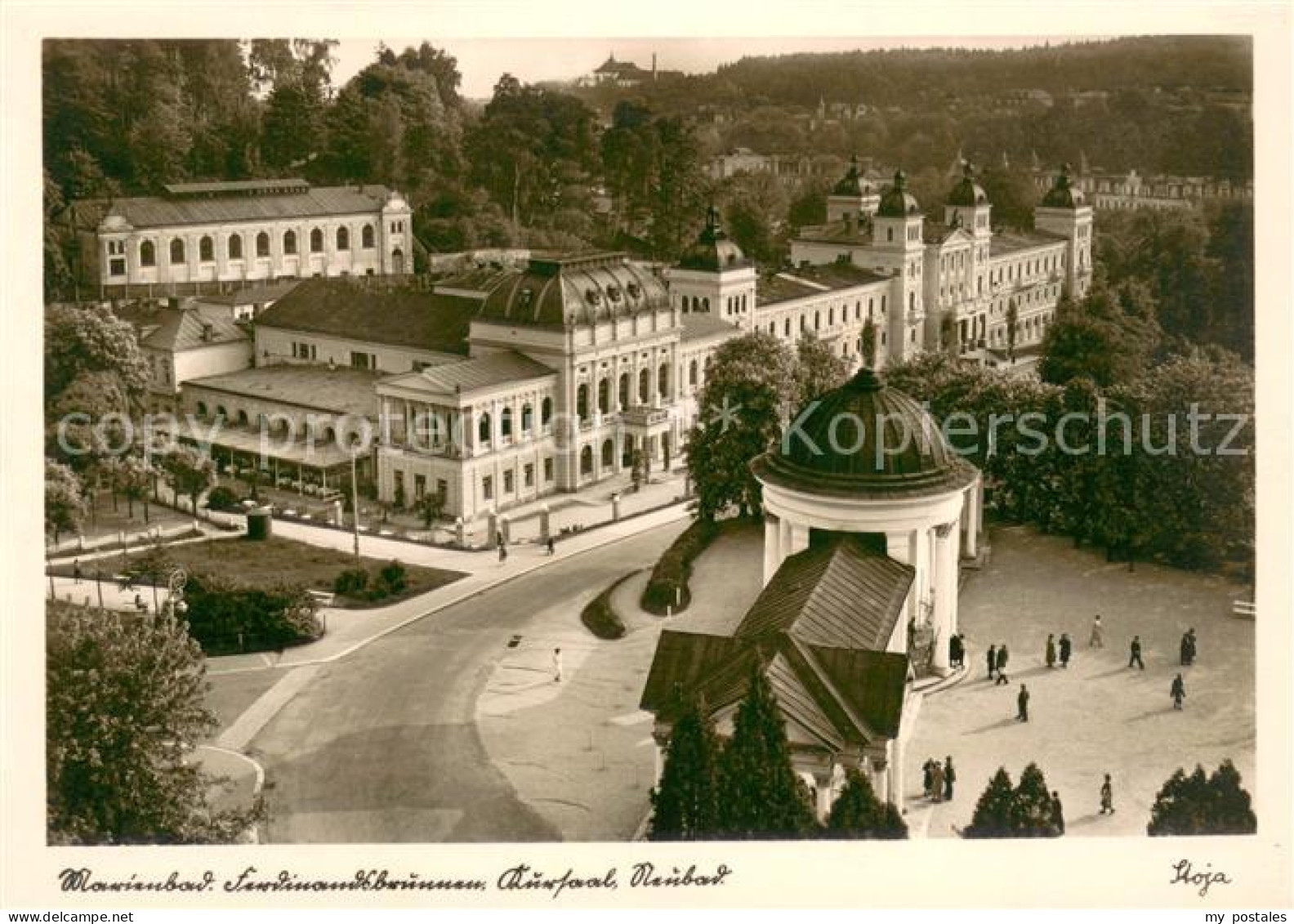 73669716 Marienbad Tschechien Boehmen Ferdinandsbrunnen Kurbad Neubau Marienbad  - República Checa