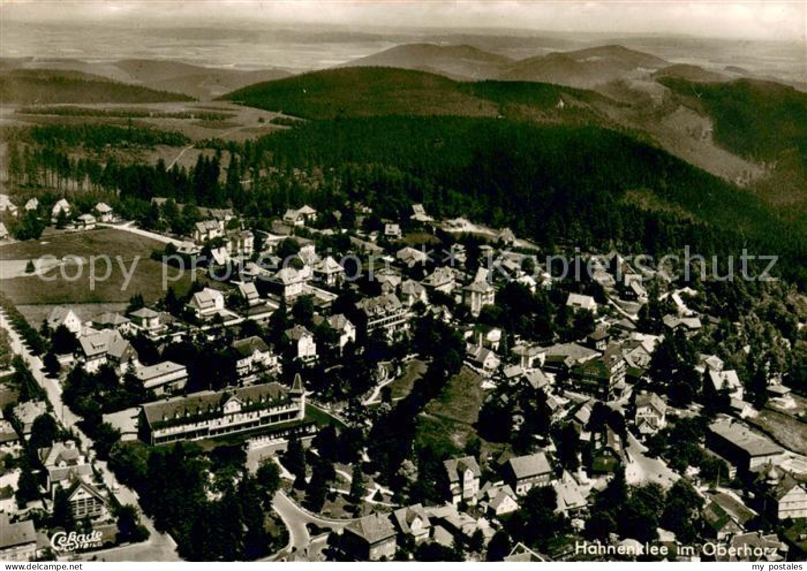 73669669 Hahnenklee-Bockswiese Harz Fliegeraufnahme Hahnenklee-Bockswiese - Goslar