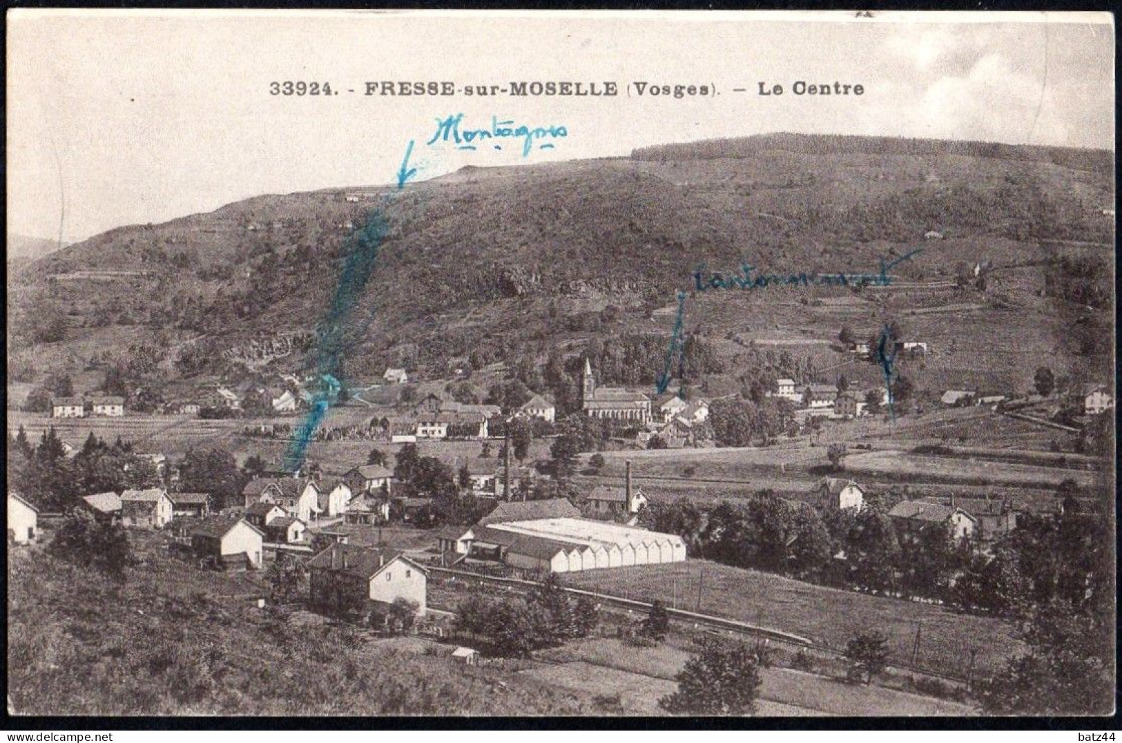 33924 FRESSE SUR MOSELLE Le Centre écrite Le 01 03 1945 - Fresse Sur Moselle