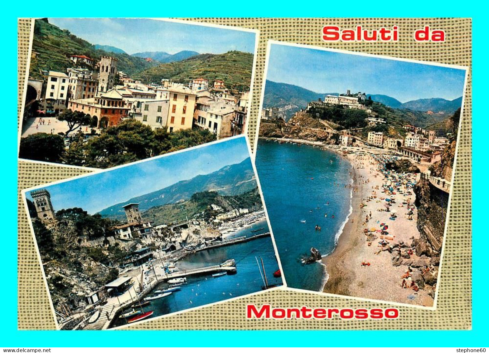 A856 / 607 Italie Saluti Da Monterosso Multivues - Andere & Zonder Classificatie