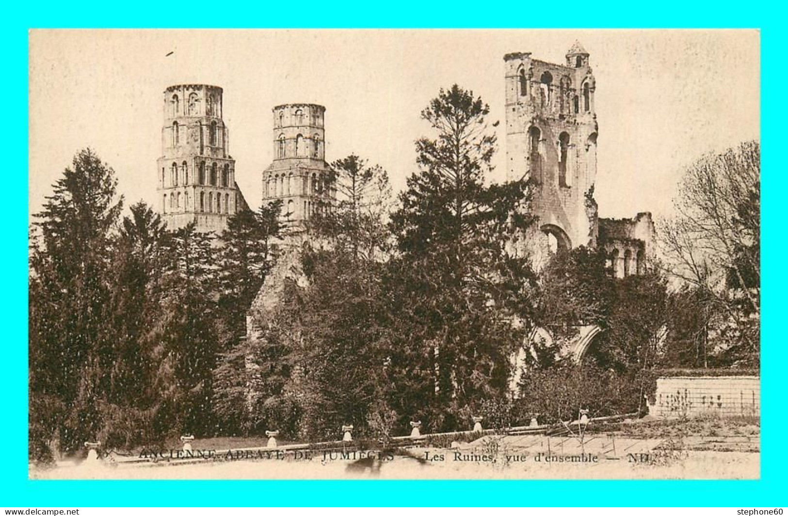A853 / 371 76 - JUMIEGES Ancienne Abbaye Ruines Vue D'ensemble - Jumieges