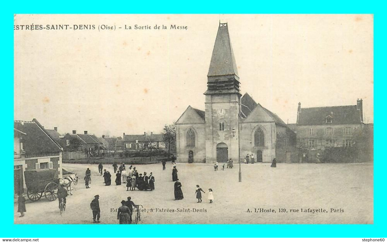 A855 / 233 60 - ESTREES SAINT DENIS Sortie De La Messe - Estrees Saint Denis