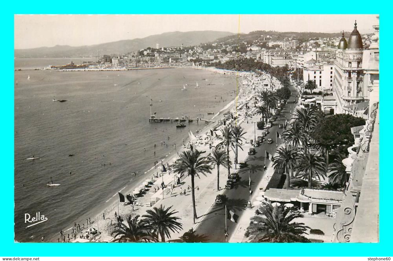 A855 / 003 06 - CANNES Boulevard De La Croisette Et Le Suquet - Cannes