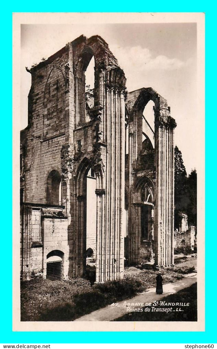 A851 / 653 76 - SAINT WANDRILLE Abbaye Ruines Du Transept - Saint-Wandrille-Rançon