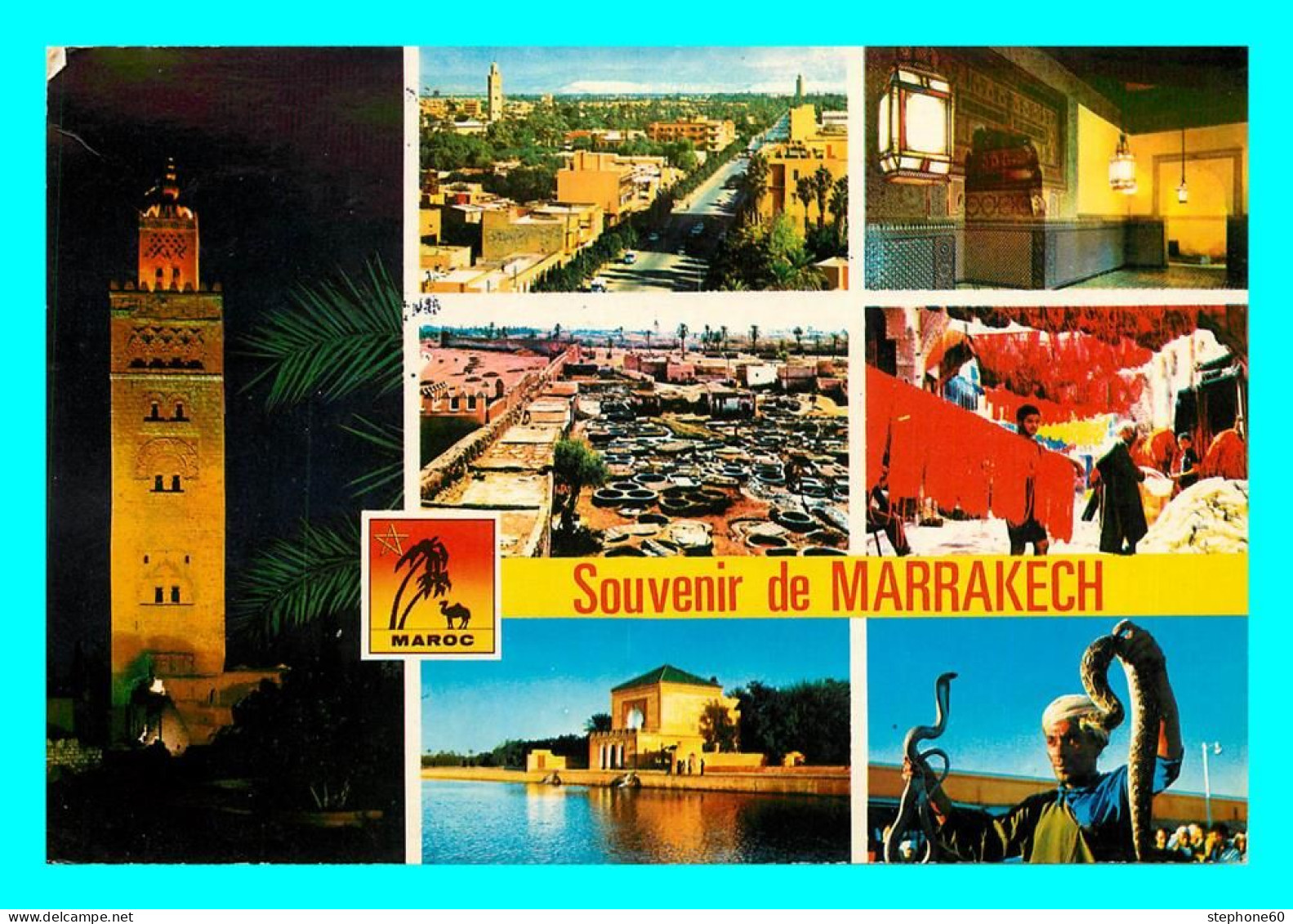 A856 / 185 Maroc MARRAKECH Multivues - Marrakech
