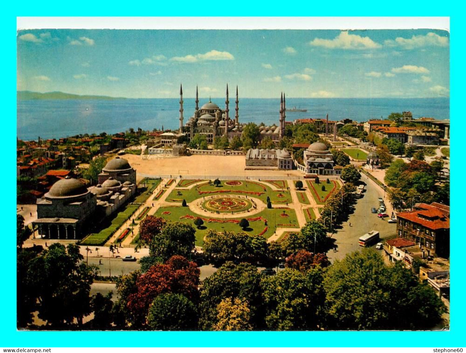 A856 / 301 Turquie ISTAMBUL The Blue Mosquée ( Timbre ) - Türkei