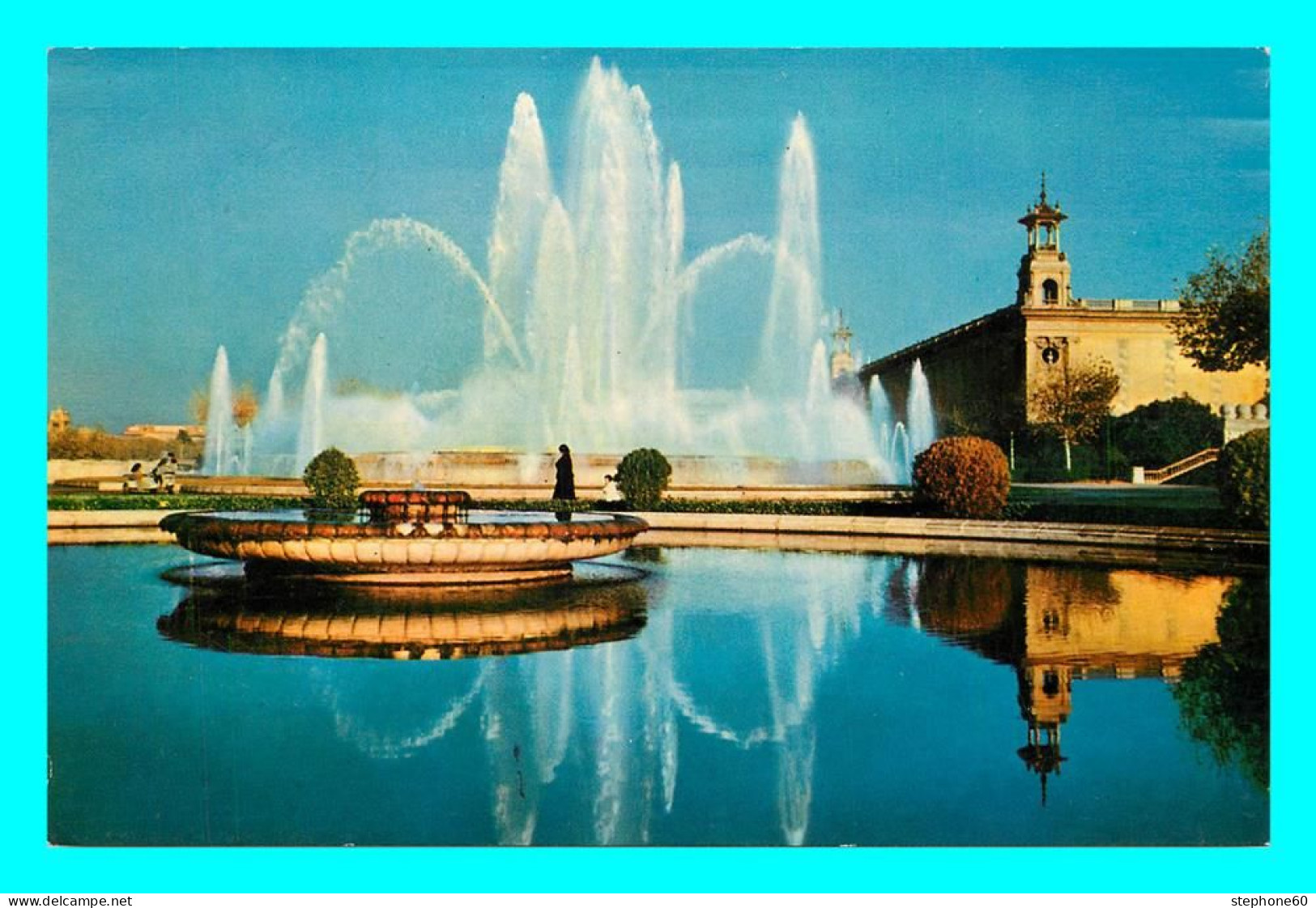 A856 / 391 Espagne BARCELONA Grandes Fontaines Lumineuses De Montjuich - Barcelona