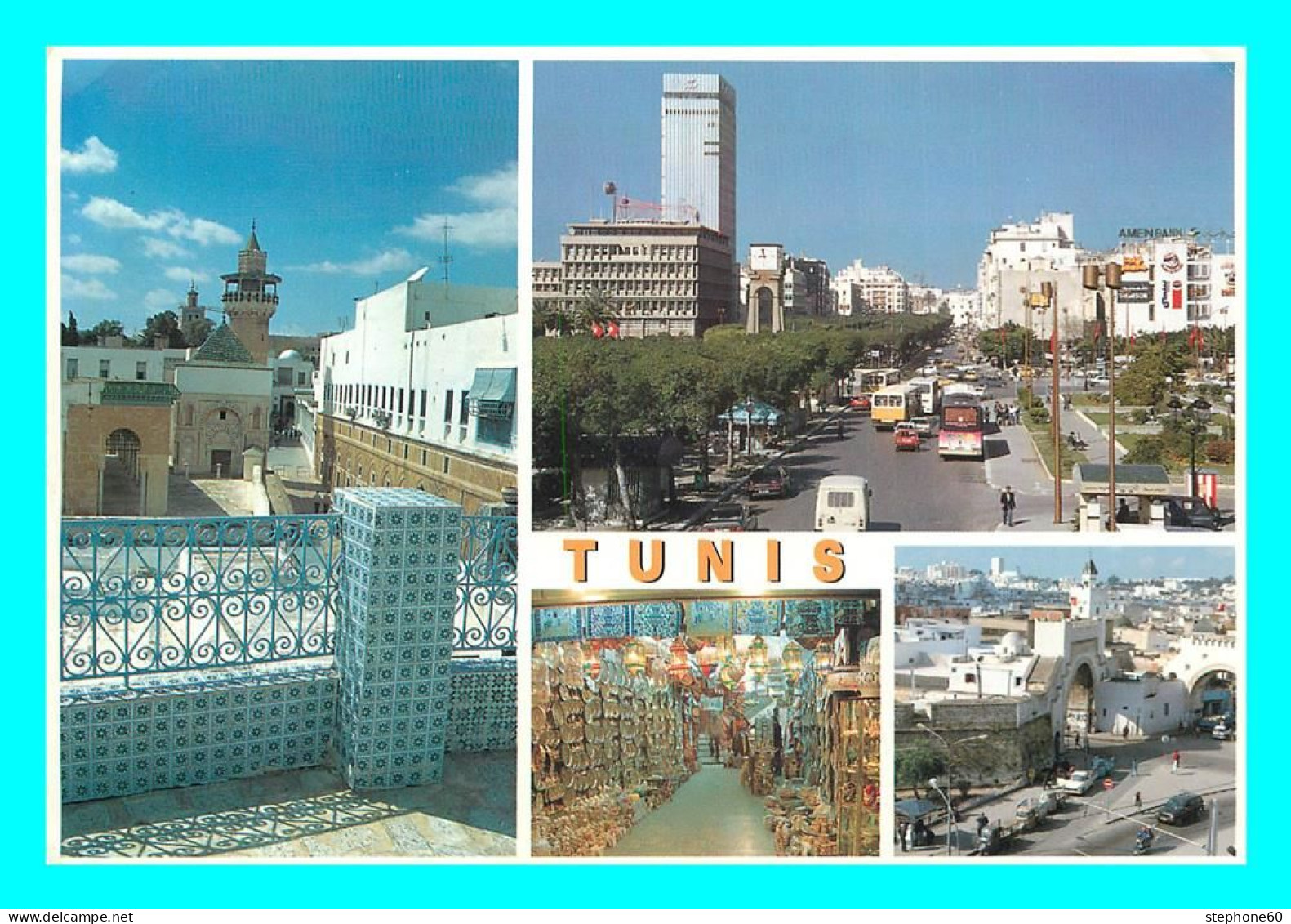A856 / 395 Tunisie Tunis Multivues - Tunesië