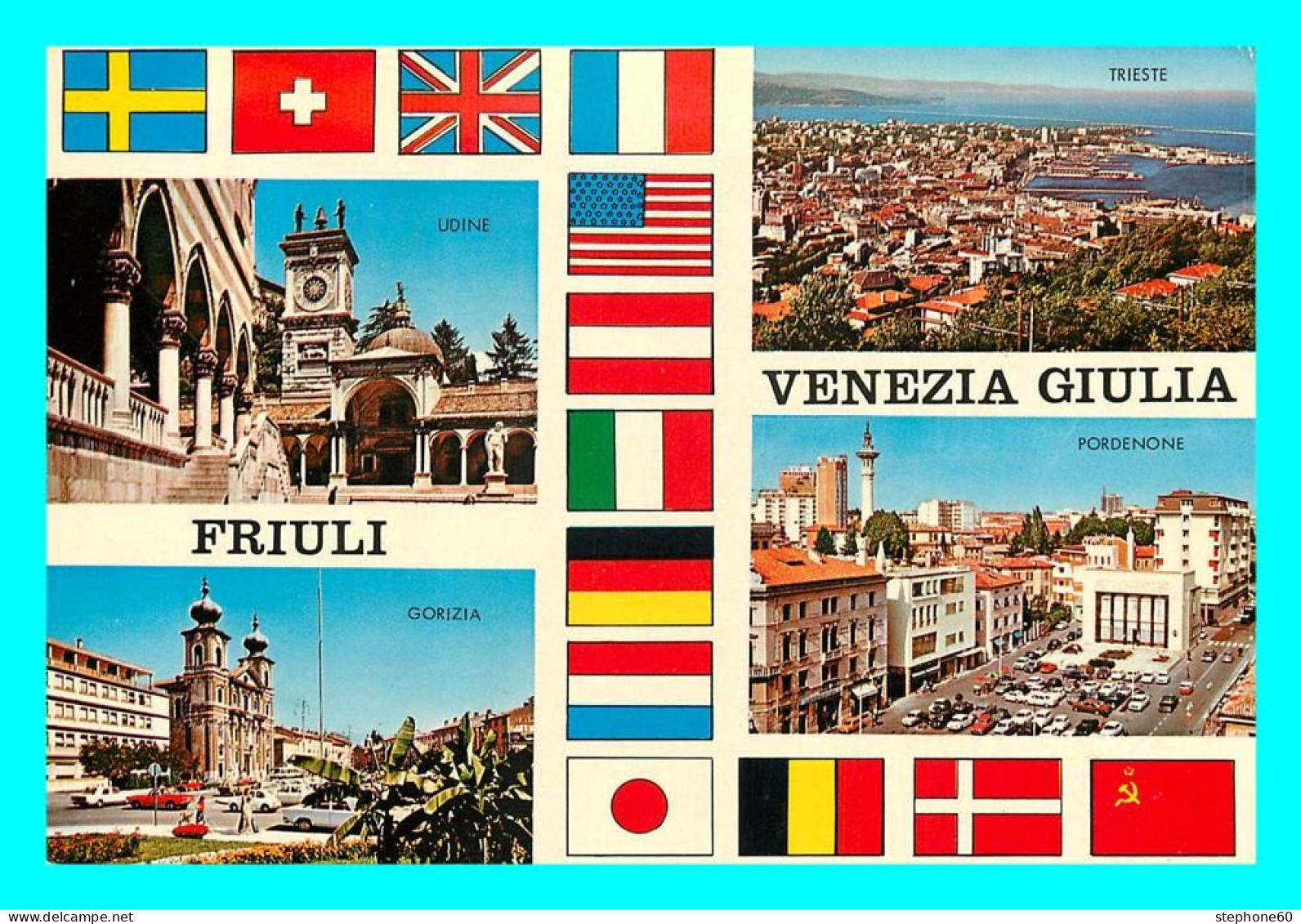 A856 / 357 VENEZIA Giulia Friuli Multivues ( Timbre ) - Venezia (Venice)