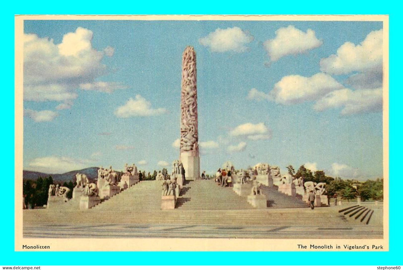 A856 / 287 Norvege OSLO Monolith At Vigeland's Park - Norvège