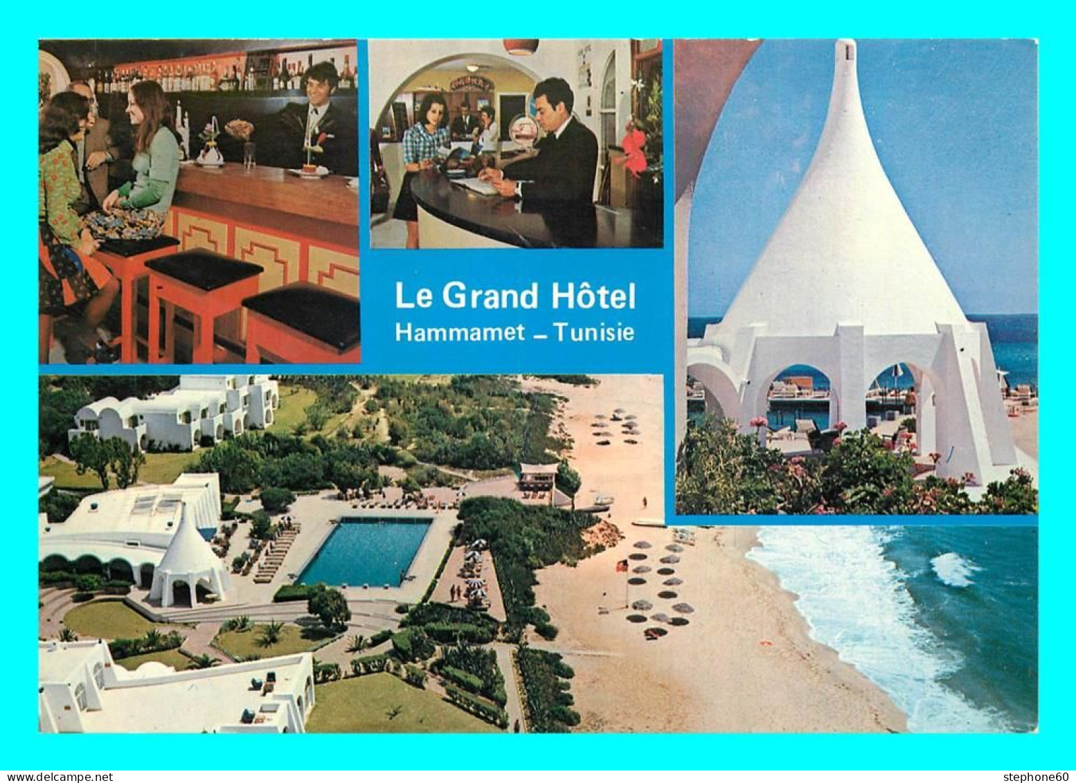 A856 / 397 Tunisie Le Grand Hotel HAMMAMET Multivues - Tunisie