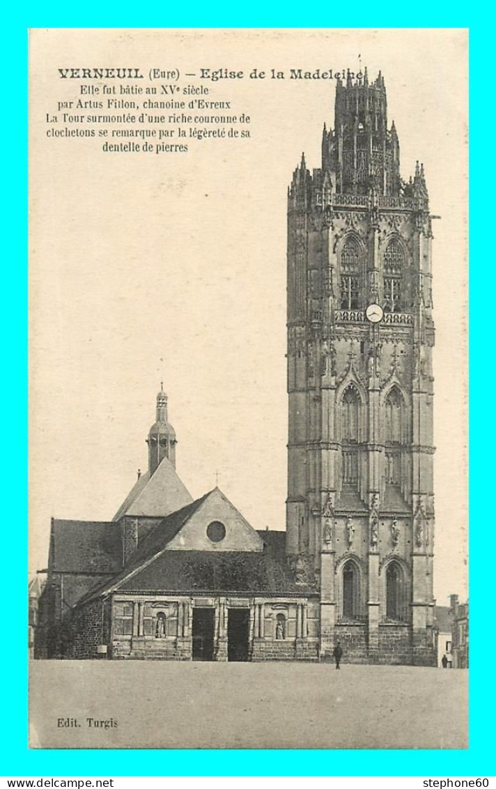 A852 / 615 27 - VERNEUIL Eglise De La Madeleine - Verneuil-sur-Avre