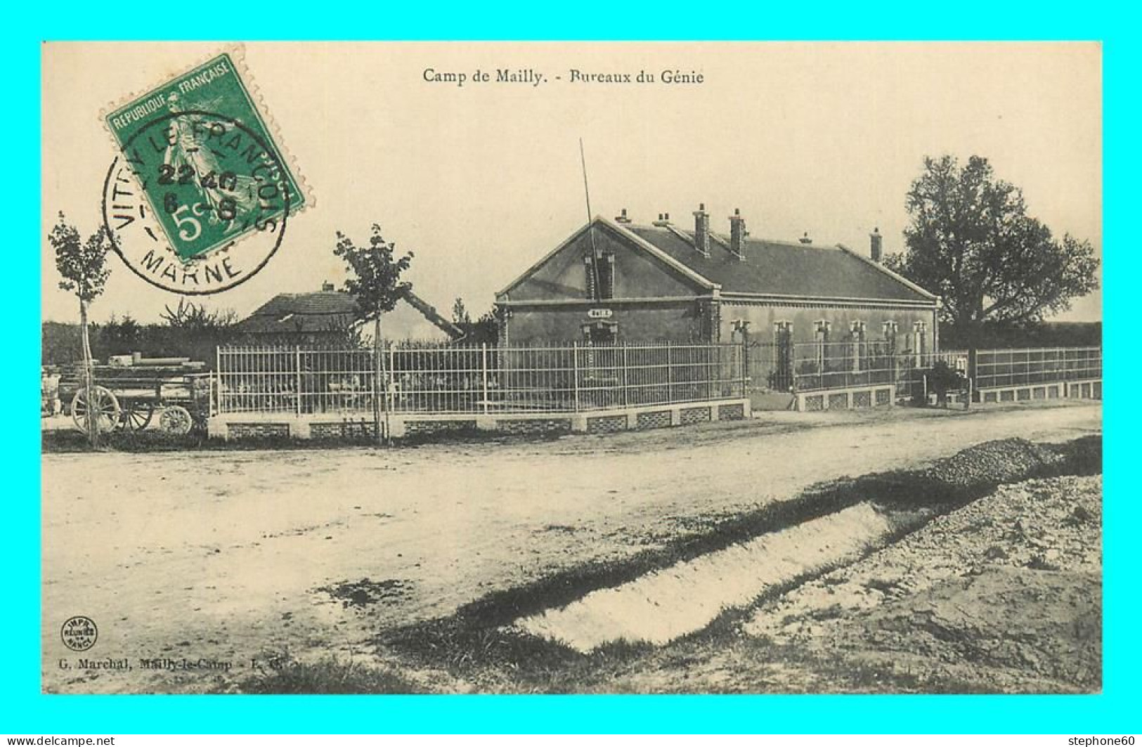A853 / 057 10 - CAMP DE MAILLY Bureaux Du Génie - Mailly-le-Camp
