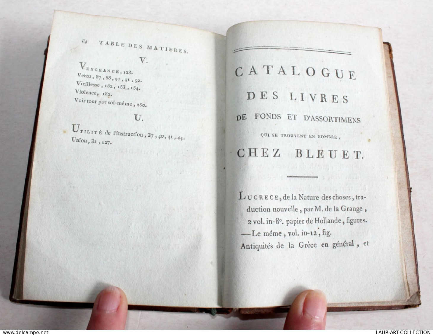 LA MORALE DE L'ENFANCE OU COLLECTION DE QUATRAINS MORAUX 1791 + CATALOGUE LIVRES / ANCIEN LIVRE XVIIIe SIECLE (2204.27) - 1701-1800