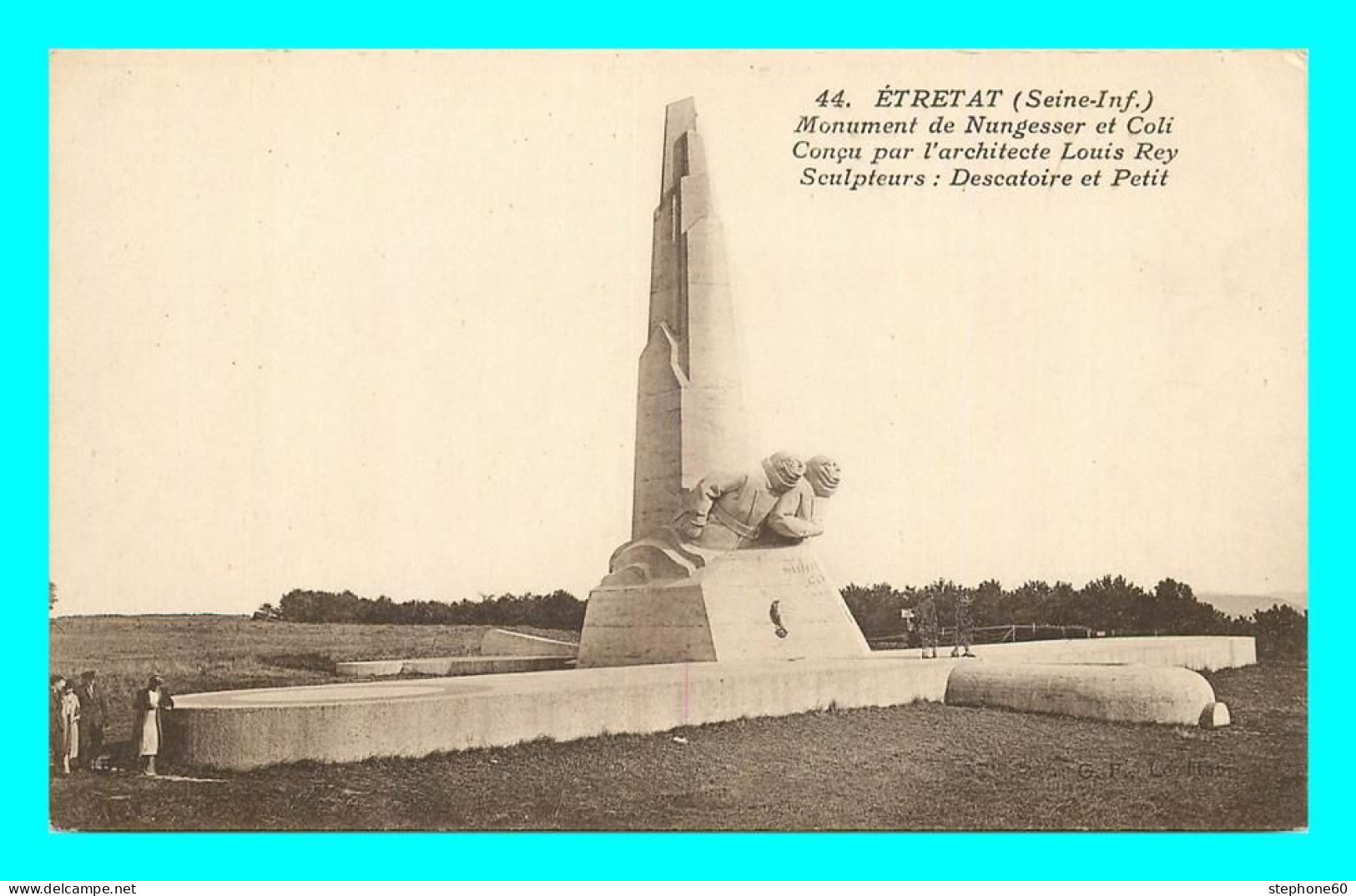 A853 / 095 76 - ETRETAT Monument De Nungesser Et Coli - Etretat