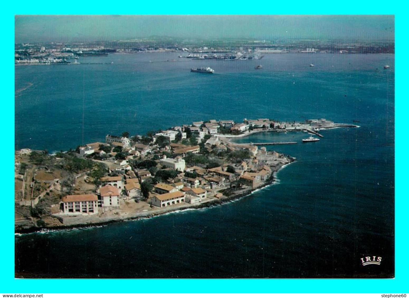 A856 / 447 SENEGAL Vue Aérienne De Gorée Au Loin Port De Dakar - Senegal