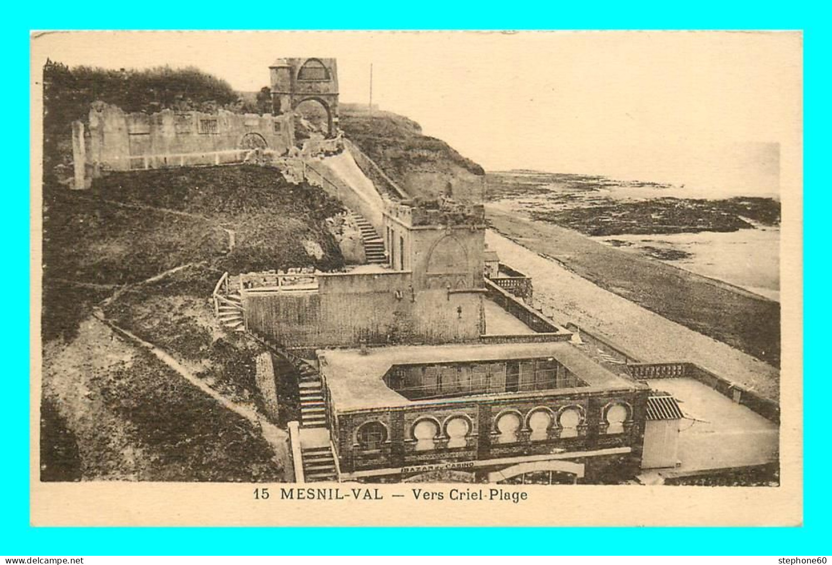 A850 / 011 76 - MESNIL VAL Vers Criel Plage - Mesnil-Val