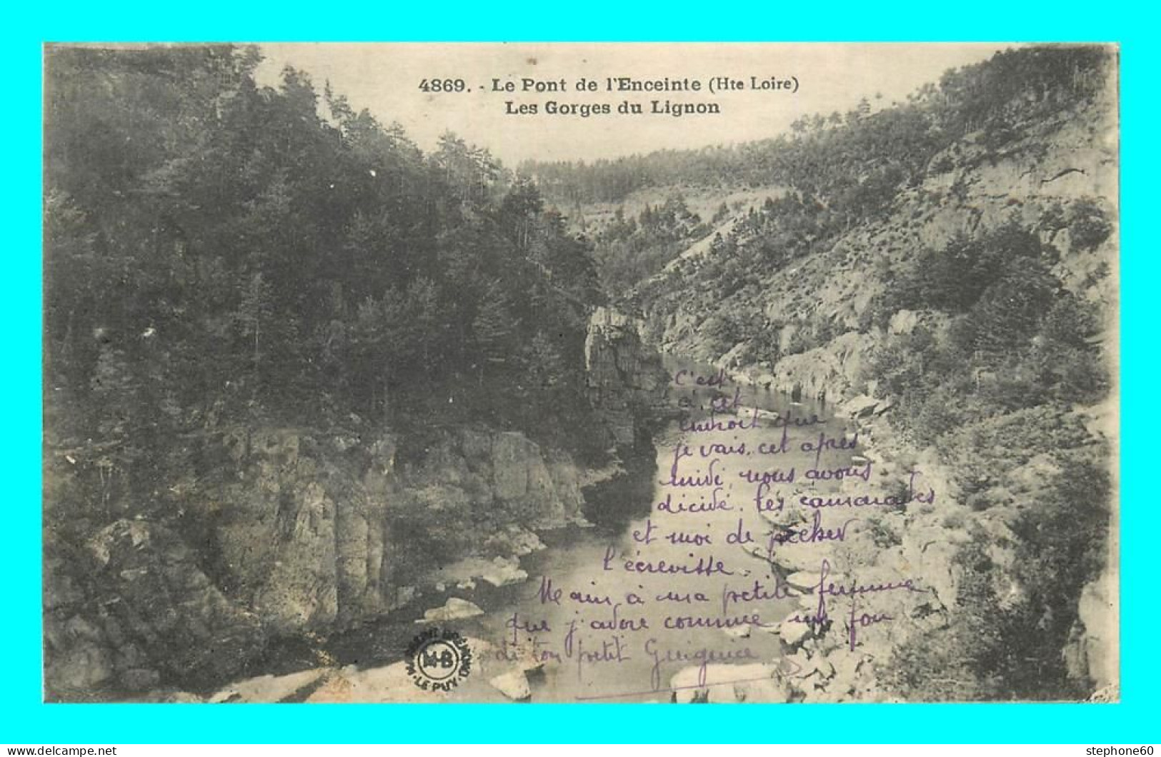 A850 / 163 43 - Le Pont De L'Enceinte Gorges Du Lignon - Autres & Non Classés