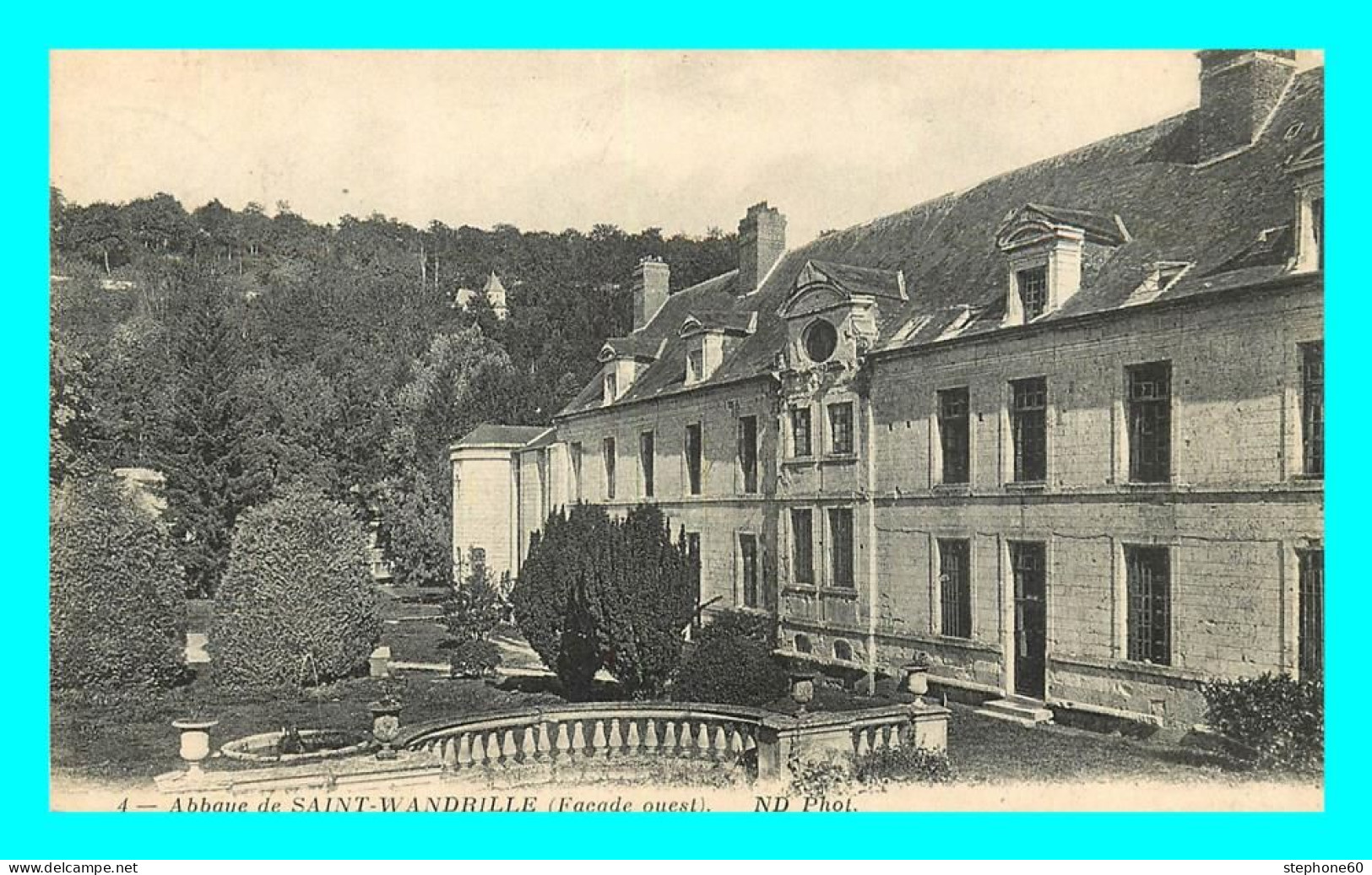 A850 / 219 76 - SAINT WANDRILLE Abbaye Facade Ouest - Saint-Wandrille-Rançon