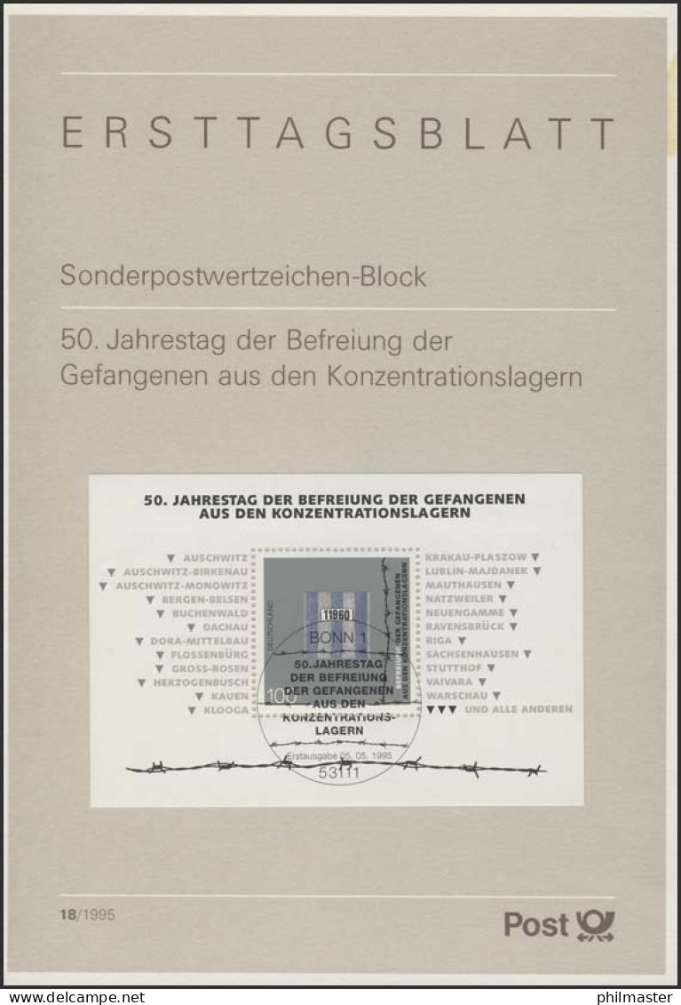 ETB 18/1995 Block: Konzentrationslager - 1991-2000