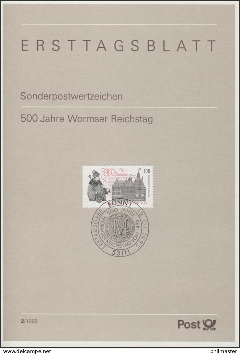ETB 02/1995 Wormser Reichstag - 1991-2000
