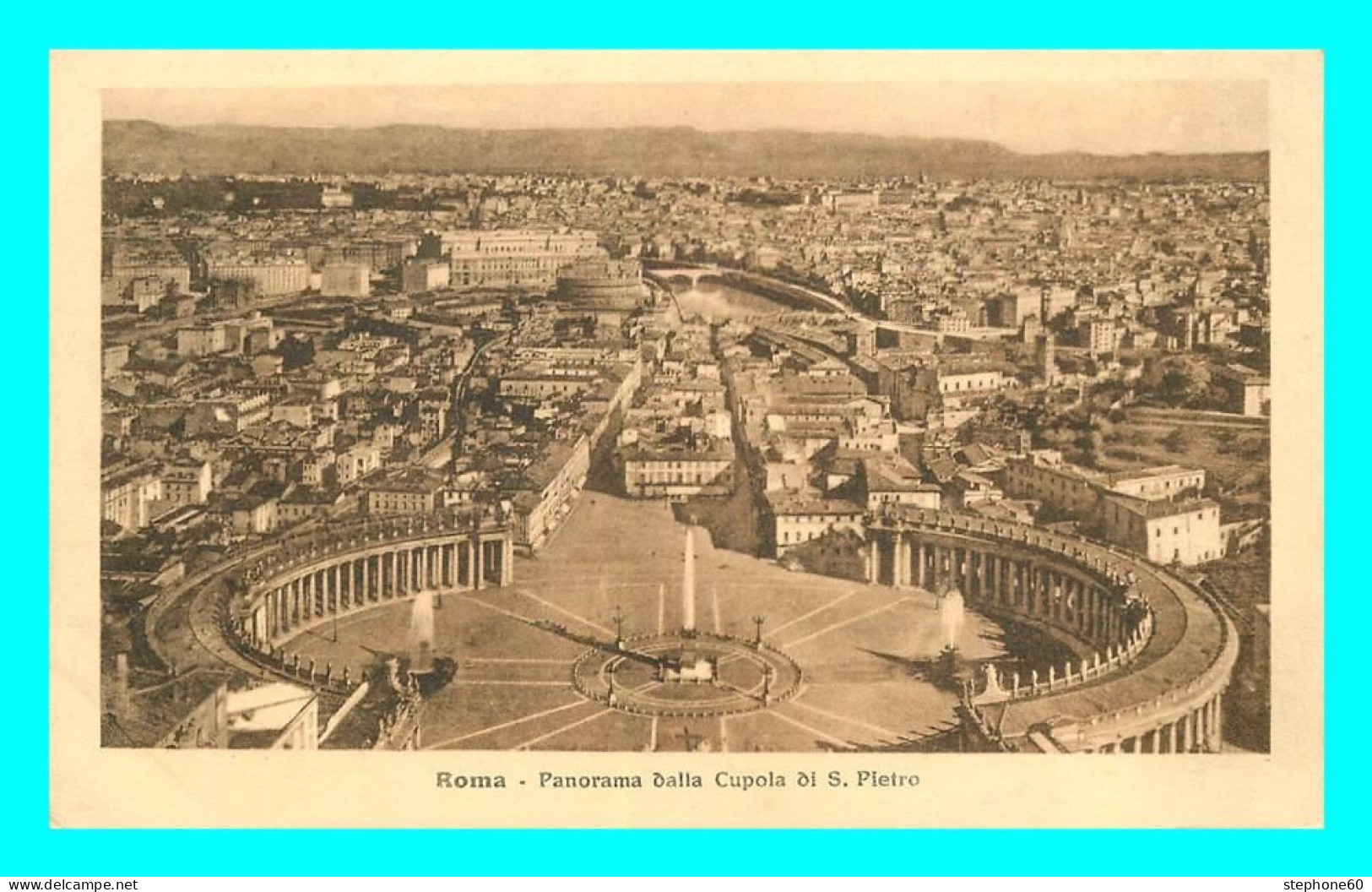 A851 / 033 ROME Roma Panorama Dalla Cupola Di S. Pietro - Autres & Non Classés