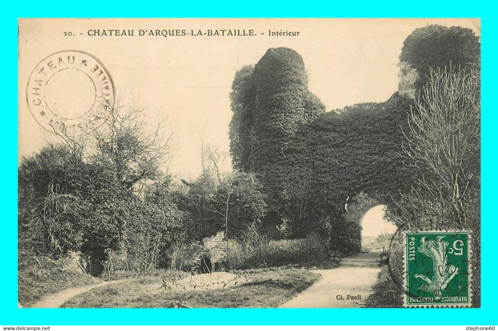 A851 / 127 76 - ARQUES LA BATAILLE Chateau Intérieur - Arques-la-Bataille