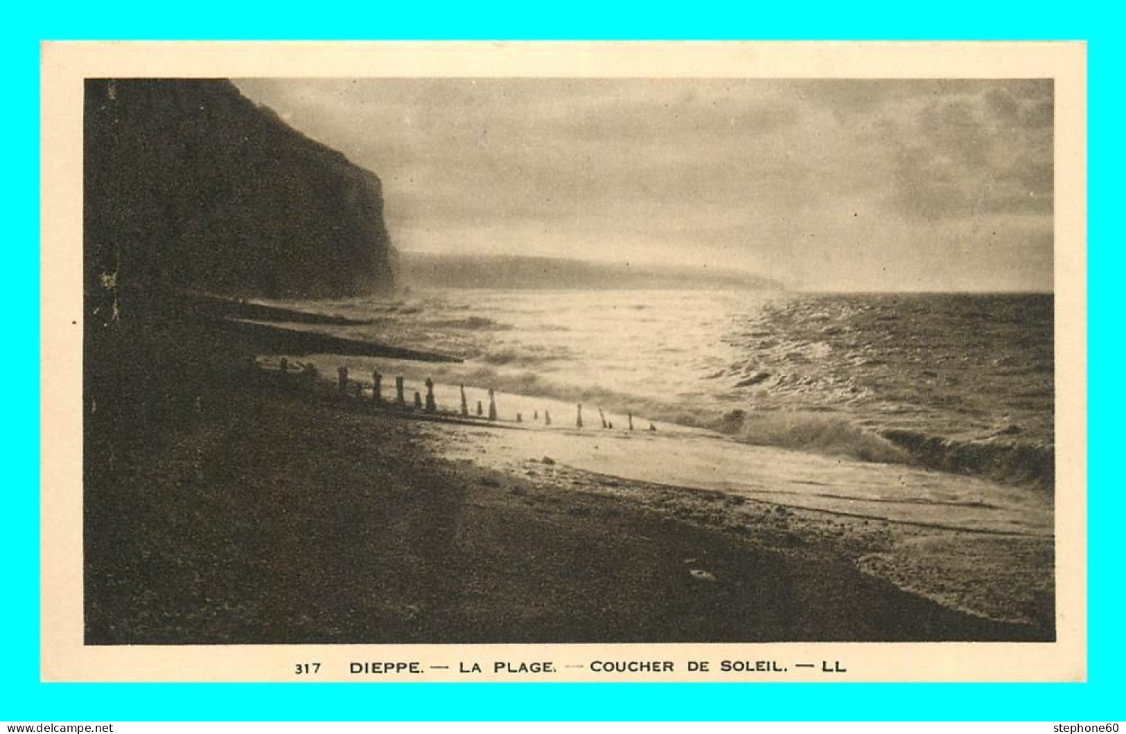 A851 / 137 76 - DIEPPE La Plage Coucher De Soleil - Dieppe