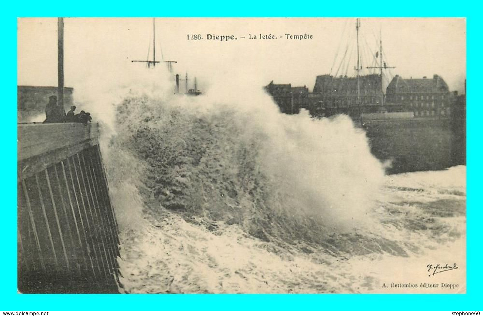 A851 / 135 76 - DIEPPE La Jetée Tempête - Dieppe