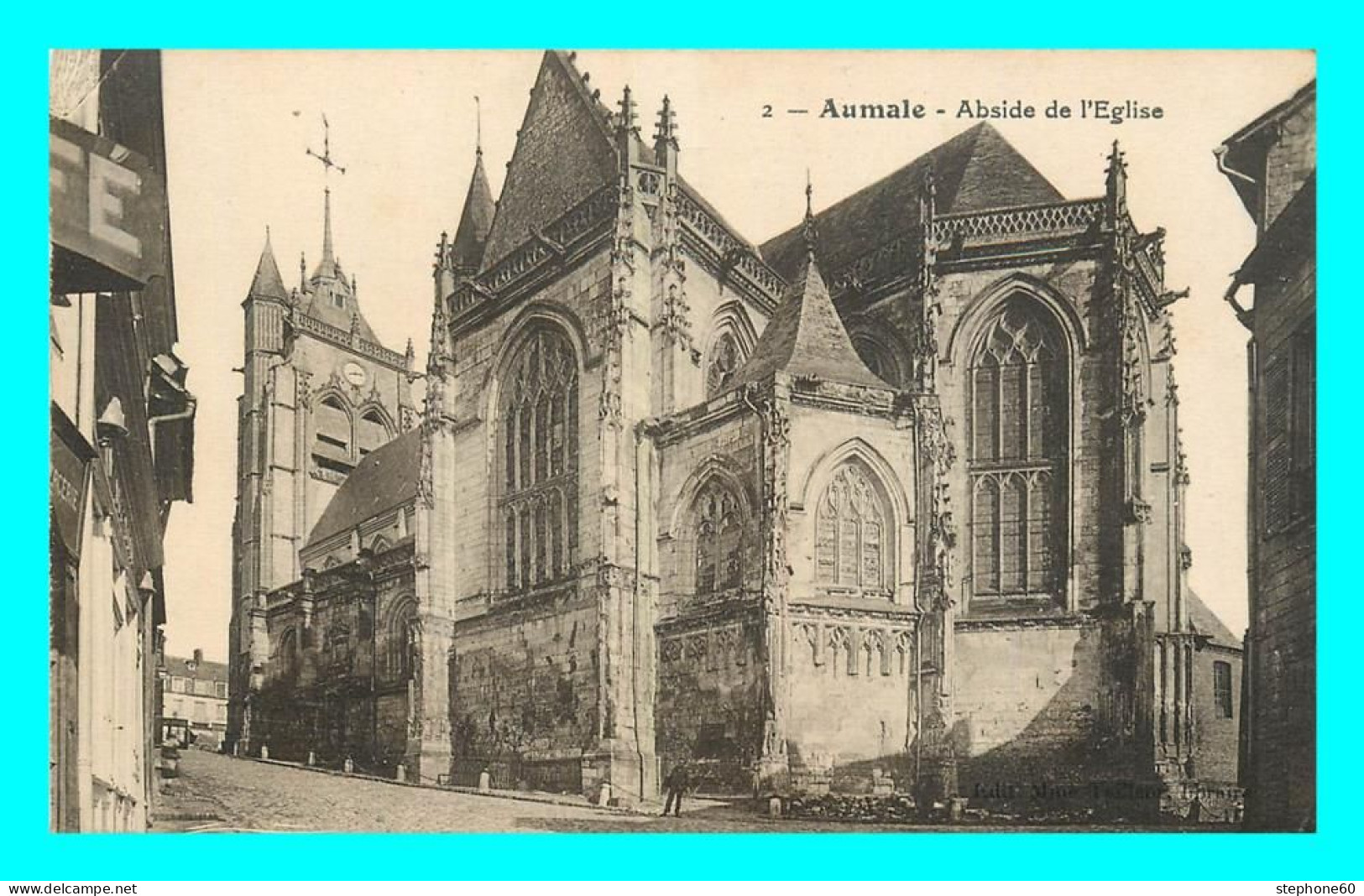 A851 / 145 76 - AUMALE Abside De L'Eglise - Aumale