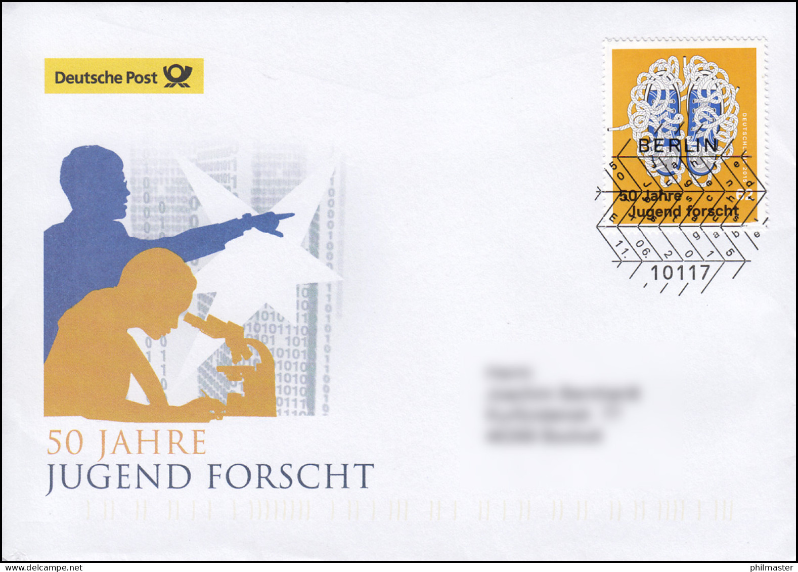 3160 Wettbewerb Jugend Forscht, Schmuck-FDC Deutschland Exklusiv - Lettres & Documents