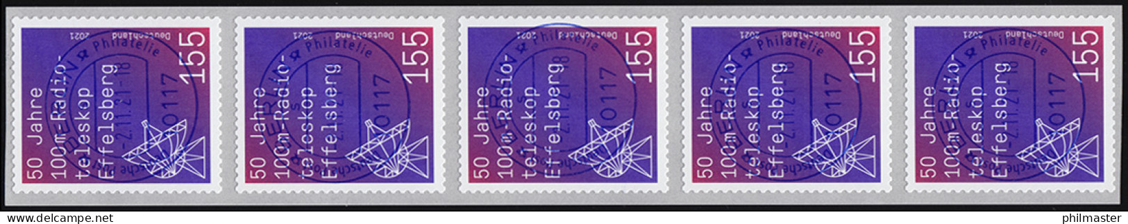 3622 Radioteleskop Effelsberg, Sk 5er-Str. Mit UNGERADER Nummer, ET-O VS Berlin - Rollo De Sellos