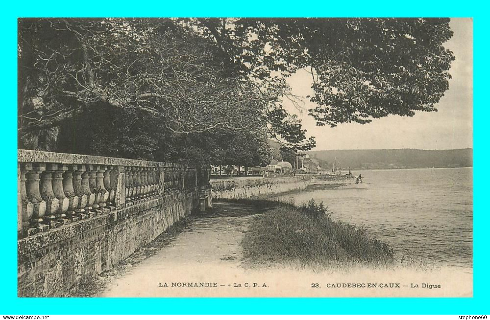 A851 / 463 76 - CAUDEBEC EN CAUX La Digue Promenade - Caudebec-en-Caux