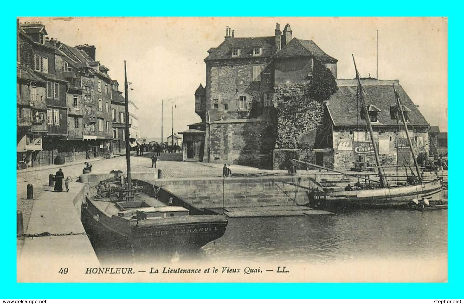 A851 / 295 14 - HONFLEUR La Lieutenance Et Le Vieux Quai - Honfleur
