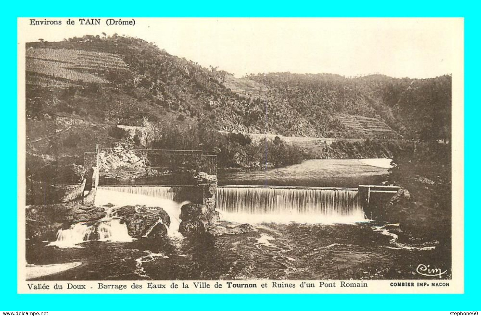 A848 / 375 07 - Env De TAIN Barrage Des Eaux De La Ville De Tournon - Sonstige & Ohne Zuordnung