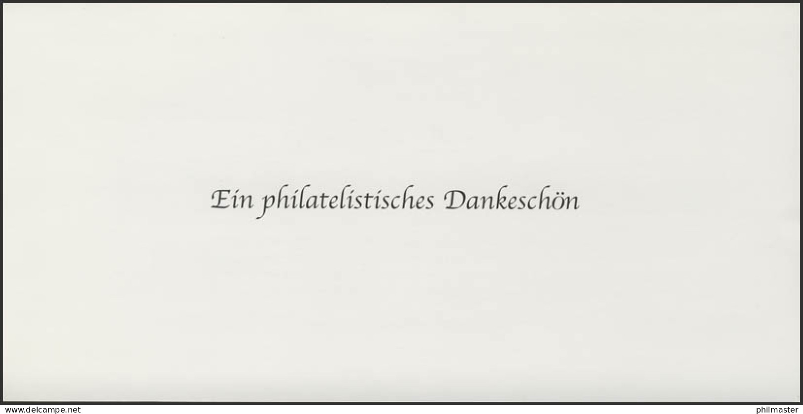 Jahresgabe Der Post 2008 - Tag Der Briefmarke Ohrdruff Mit Schwarzdruck - Otros & Sin Clasificación