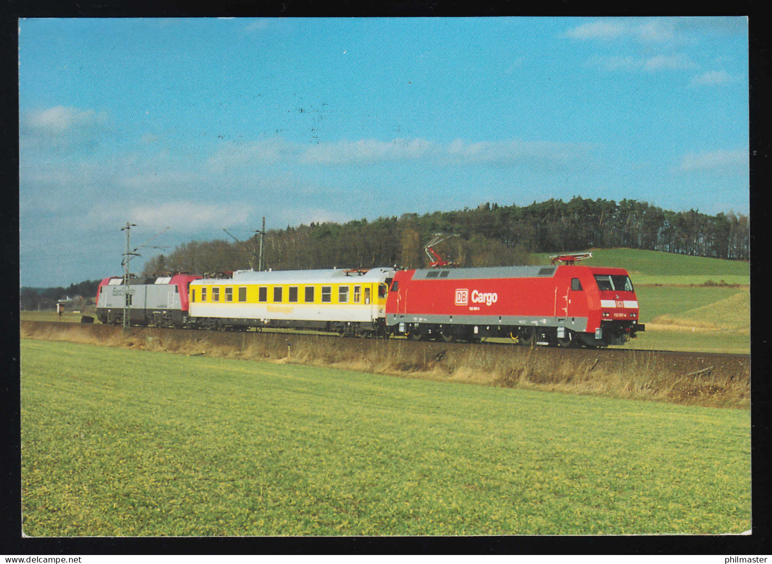 AK Elektro Güterzuglokomotive 152 001-4, SSt BERNAU 170 J. Eisenbahn, 25.5.2011 - Andere & Zonder Classificatie
