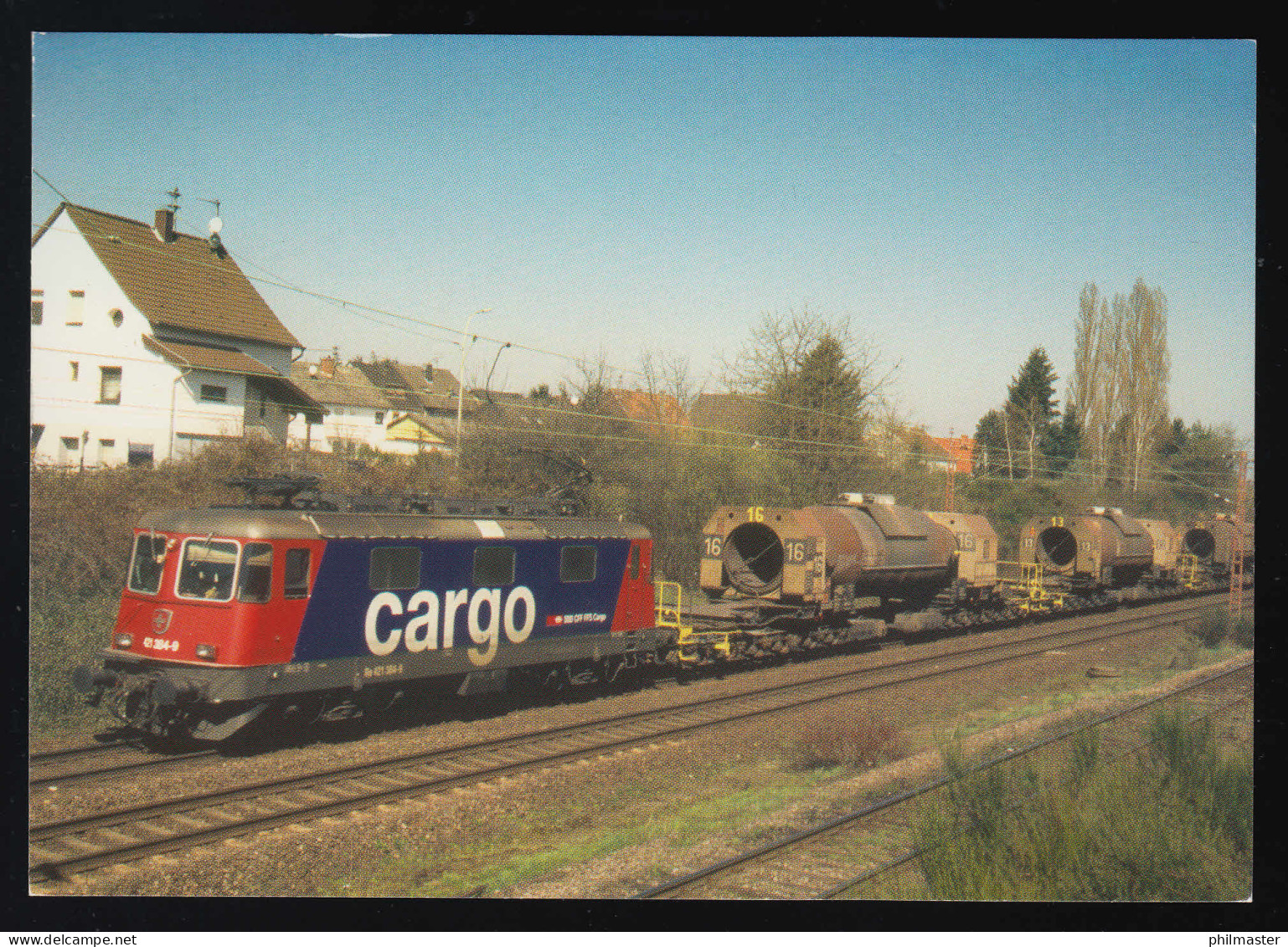 AK Elektro Schnellzuglokomotive Re 421 384-9 SSt BREITENBRUNN/ ERZGEB. 19.6.2010 - Autres & Non Classés