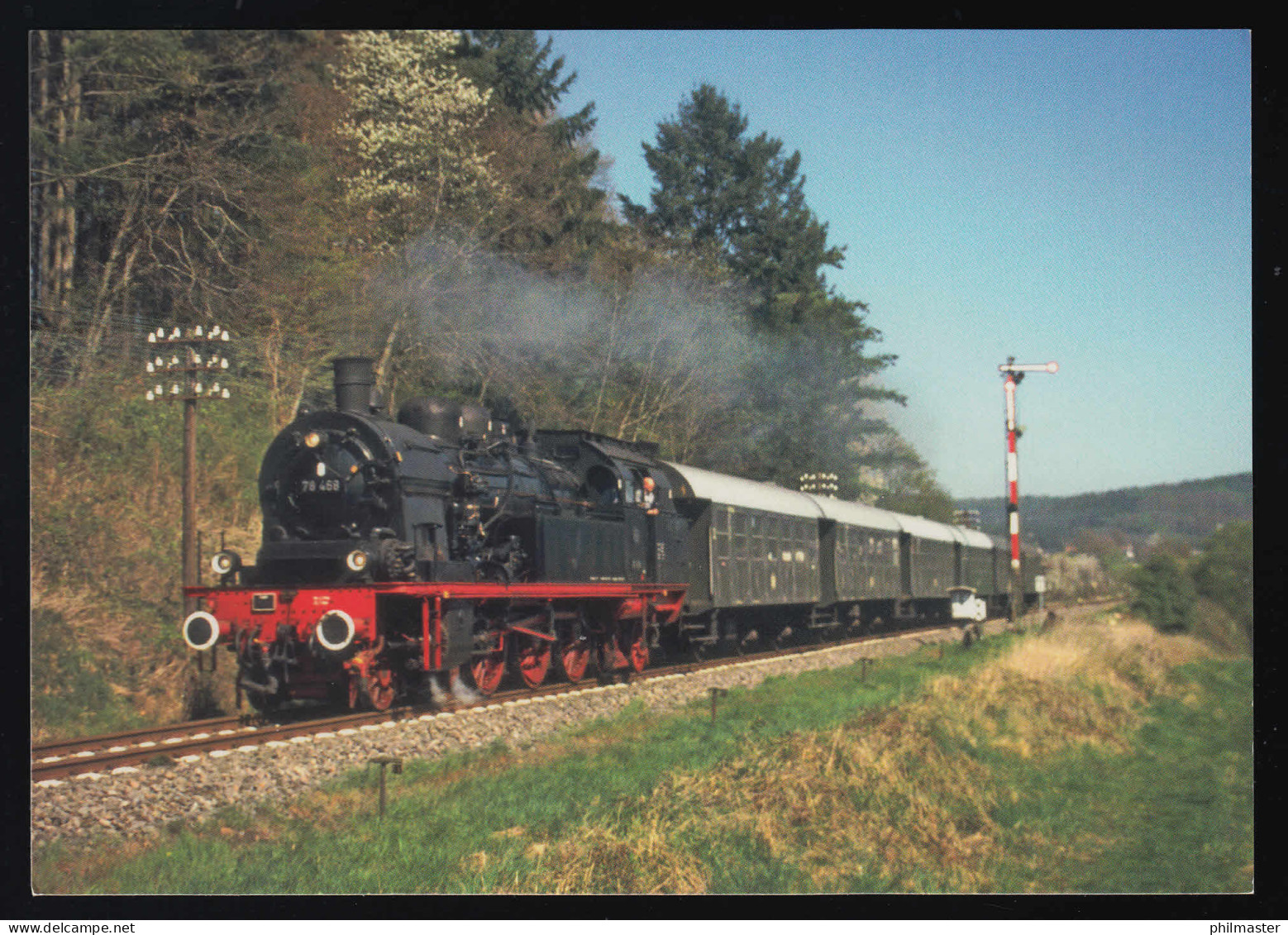 AK Personenzug-Tenderlokomotive 78 468, SSt KOBLENZ 175 Jahre Eisenbahn 3.4.2010 - Andere & Zonder Classificatie