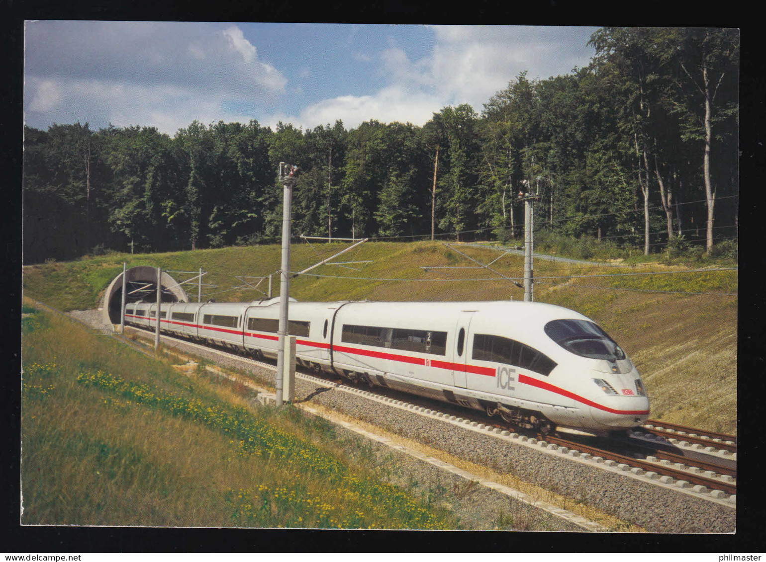 AK Elektro-Schnelltriebzug ICE 403 028/528 (ICE3) SSt SIMBACH A. INN, 25.9.2011 - Autres & Non Classés