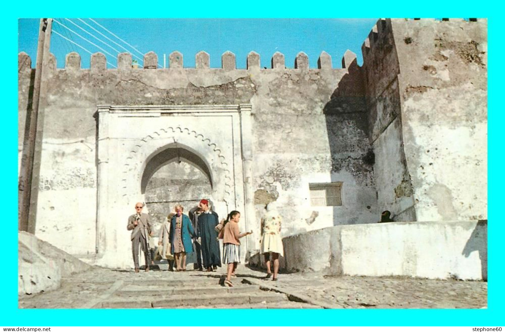 A849 / 009 Maroc TANGER Porte De Bab Assa Dans La Kasbah - Tanger