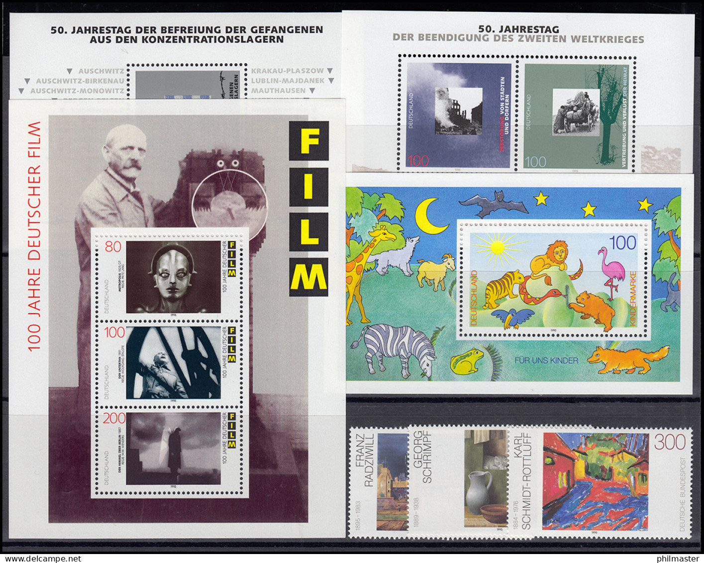 1772-1833 Bund-Jahrgang 1995 Komplett Postfrisch ** - Collections Annuelles