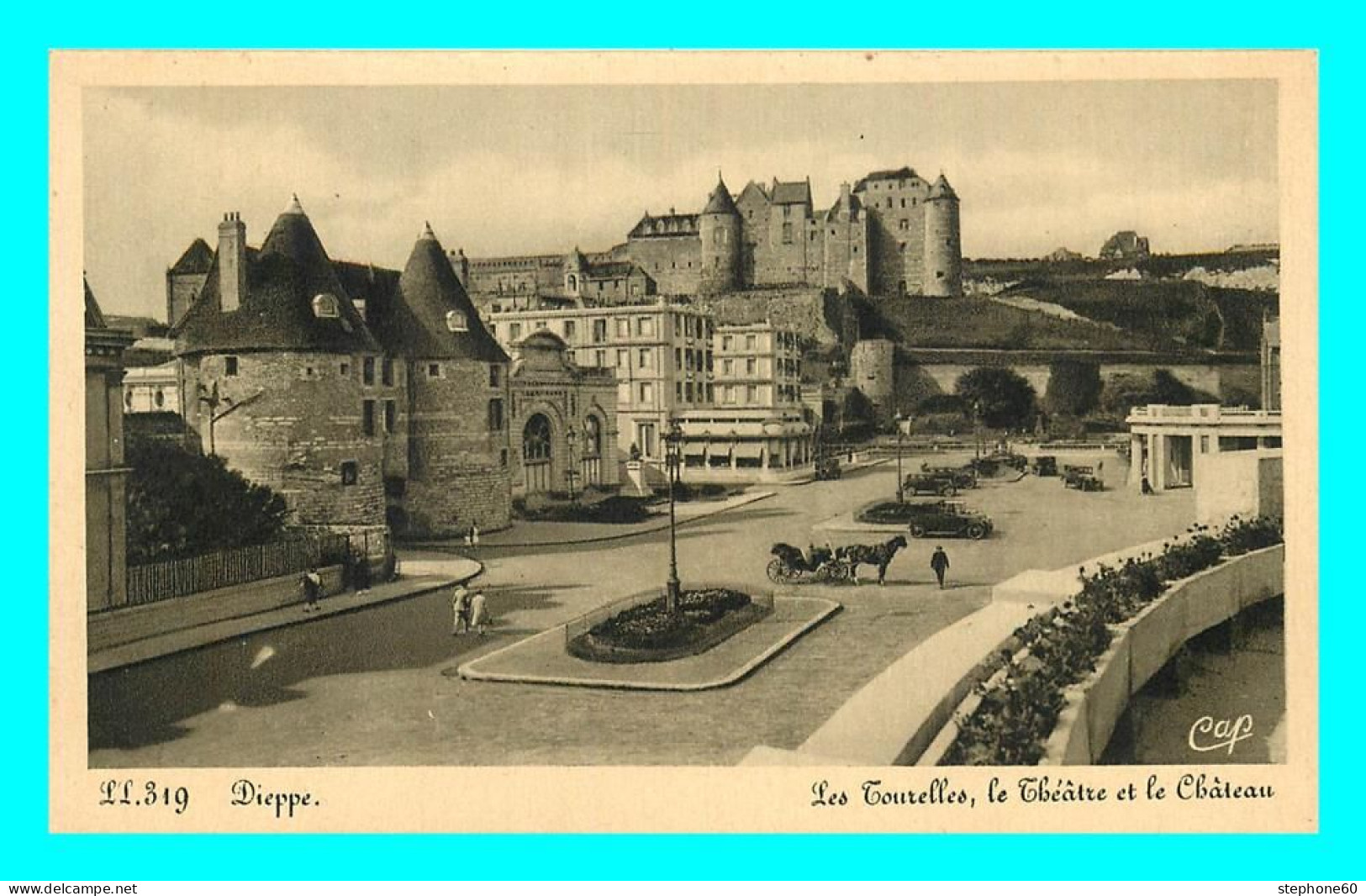 A849 / 219 76 - DIEPPE Les Tourelles Théatre Et Chateau - Dieppe