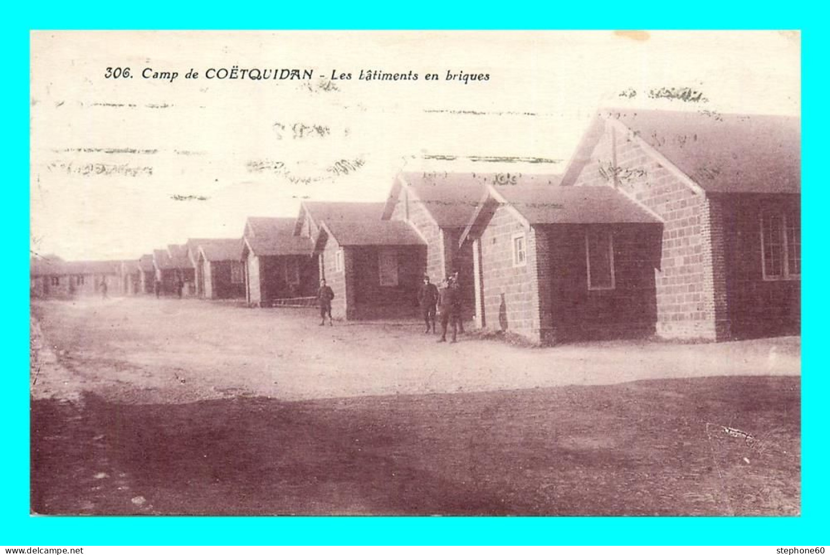 A846 / 599 56 - Camp De COETQUIDAN Batiments En Briques - Sonstige & Ohne Zuordnung