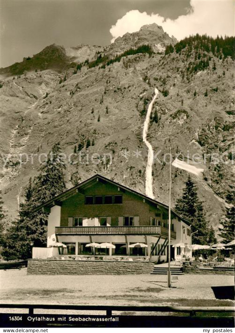 73669514 Oberstdorf Oytalhaus Mit Seebachwasserfall Allgaeuer Alpen Oberstdorf - Oberstdorf